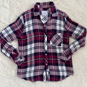 ❤️ Rails Hunter Soft Plaid Button Down Shirt Size XS